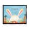 Stupell Industries Happy Easter Spring Carrot Garden Floater Framed Art